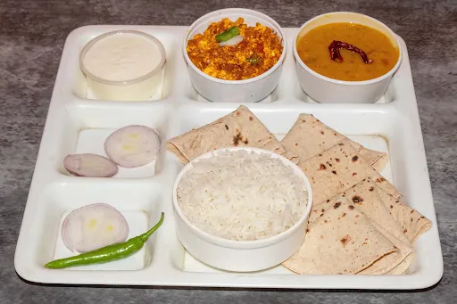 Paneer Bhurji Thali