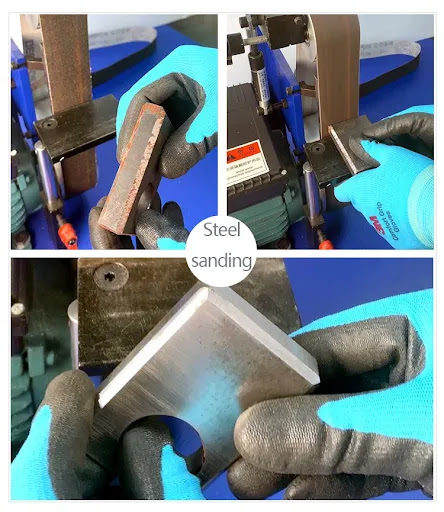 Title 16, Small Vertical Sanding Belt Machine Electric, W...