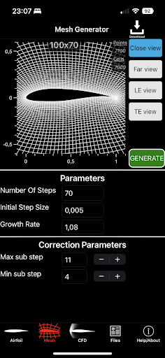 Screenshot Airfoil Design