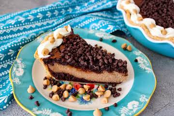 Peanut Butter Cheesecake Brownie Pie