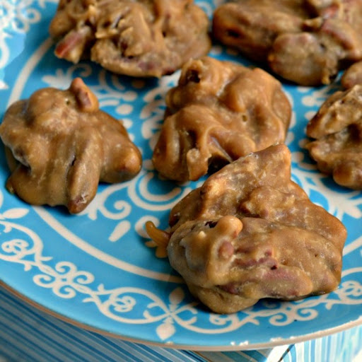 Southern Pecan Pralines are kind of a cross between a candy and a cookie with almost a fudge like texture.  The sweet buttery caramel wraps around fresh toasted pecans for an over the top taste sensation.