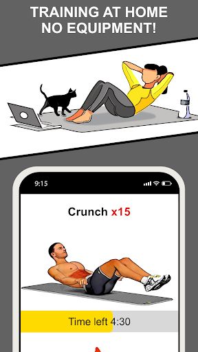 30 Day Fitness Coach - Home Workout Abs Exercises