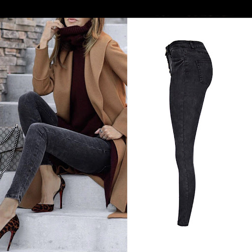 Title 3, Buttoned denim trousers, a wardrobe staple for ...