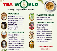 Tea World menu 1