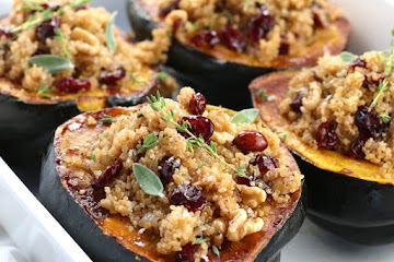 Vegan Stuffed Acorn Squash