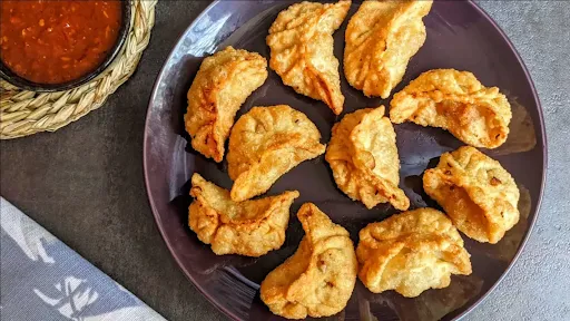 Fried Supreme Chicken Momos [5 Pieces]