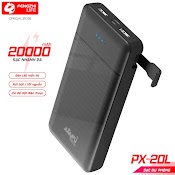 [Mã Bmlt35 Giảm Đến 35K] Sạc Dự Phòng Fengzhi 20L 20000Mah Kèm Giá Đỡ Điện Thoại Đèn Led Pin