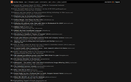 Hacker News Dark Mode