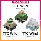 Ttc Wild 42G 55G Ttc Wind Tecsee Công Tắc Bàn Phím Cơ Cannonkeys Lavender Linear Switch - Polabe Store