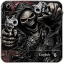 Herunterladen Devil Death Skull Gun Keyboard Theme Installieren Sie Neueste APK Downloader