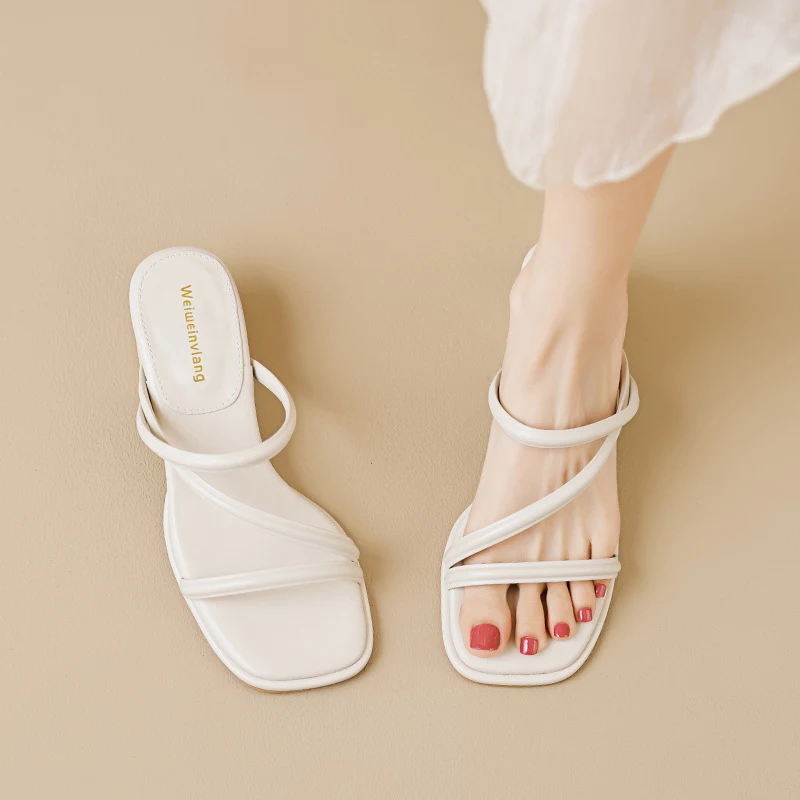 Dames Simpele Sandalen met Modieus Temperament Zomerschoenen voor Comfort en Stijl Ideaal voor een Casual Chic Look en Dagelijks Gebruik