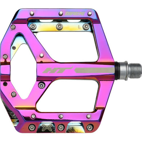 HT Pedals ANS10 Platform Pedals - Oil Slick