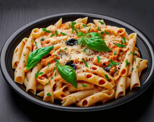 Veg Pasta (White Sauce)