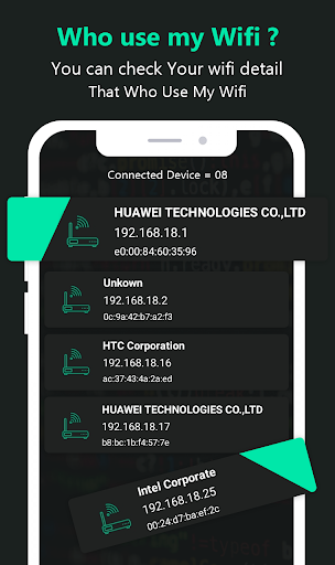 Screenshot Wifi User Checker-Network Scan