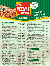Fresh Pizza's House menu 1