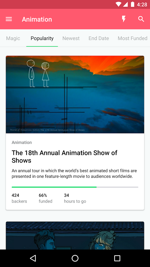 Kickstarter Android Apps on Google Play