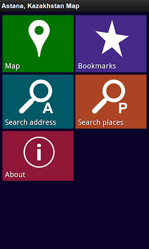 Offline Astana Kazakhstan Map
