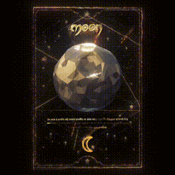 Moon Golden Card
