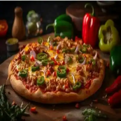 Onion & Capsicum Pizza