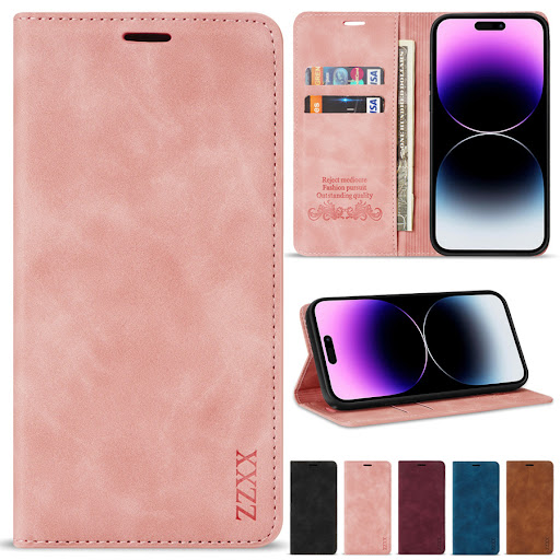 Title 2, Leather Mobile Phone Wallet Case with Card Inse...