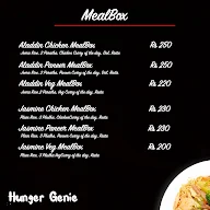 Hunger Genie menu 2