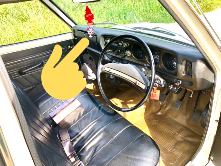 ダットサントラックの高知・SimplyClean・低そうで低くない少し低い車・リトルツリー・猛暑日に関するカスタム事例の投稿画像4枚目