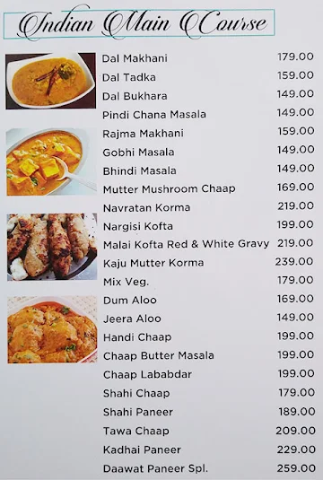 Daawat Restaurant menu 