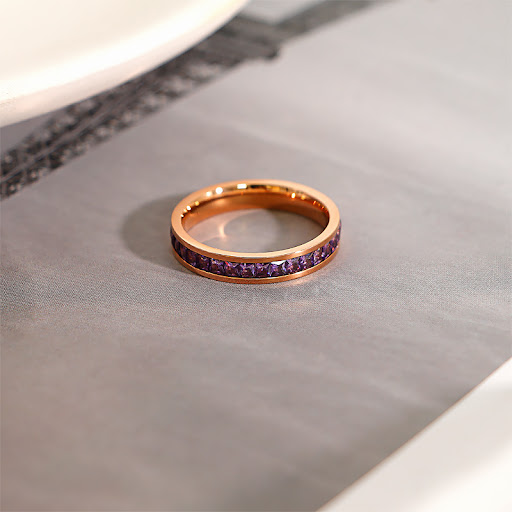 Title 10, Fashion Simple Starry Ring Color, a stylish and...