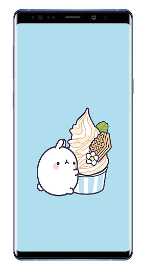 Kawaii Wallpaper, Cute, Girly, pink background.