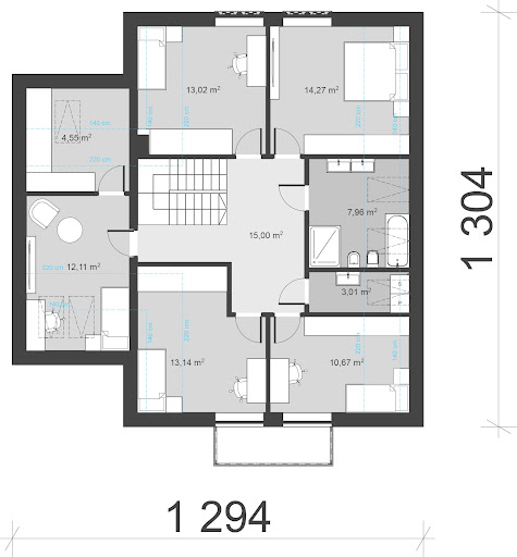 UA381 - Rzut poddasza