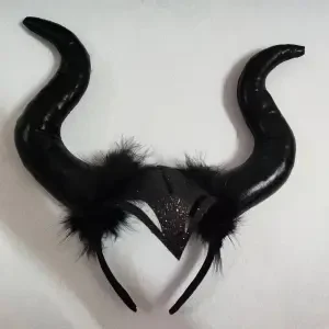 Title 7, Diadema de Cuernos de Demonio para Halloween Ac...