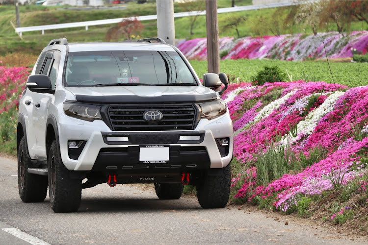 ランドクルーザープラドの目指せPickUpCars・ピックアップに選ばれたい・純正戻し中・写活・芝桜と愛車に関するカスタム事例の投稿画像1枚目