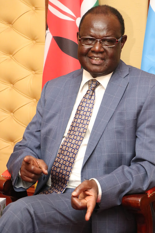 Meru Governor Kiraitu Murungi at his office in Meru town.