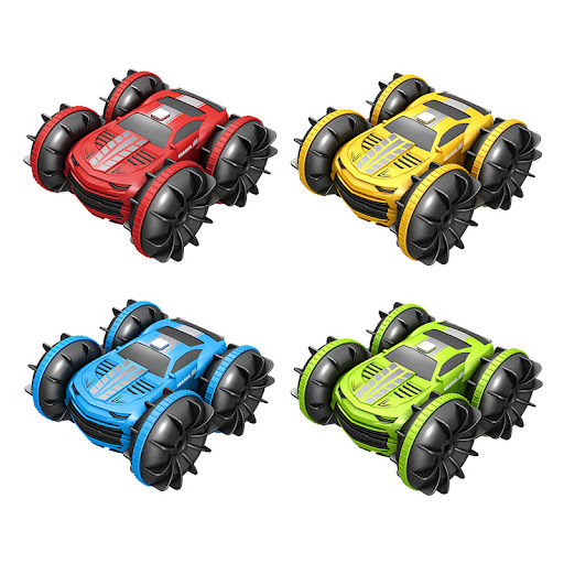 Title 8, 2.4G 4WD Stunt Car for Kids, Dual Remote Contro...