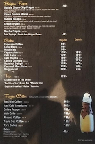 The Chocolate Room menu 1