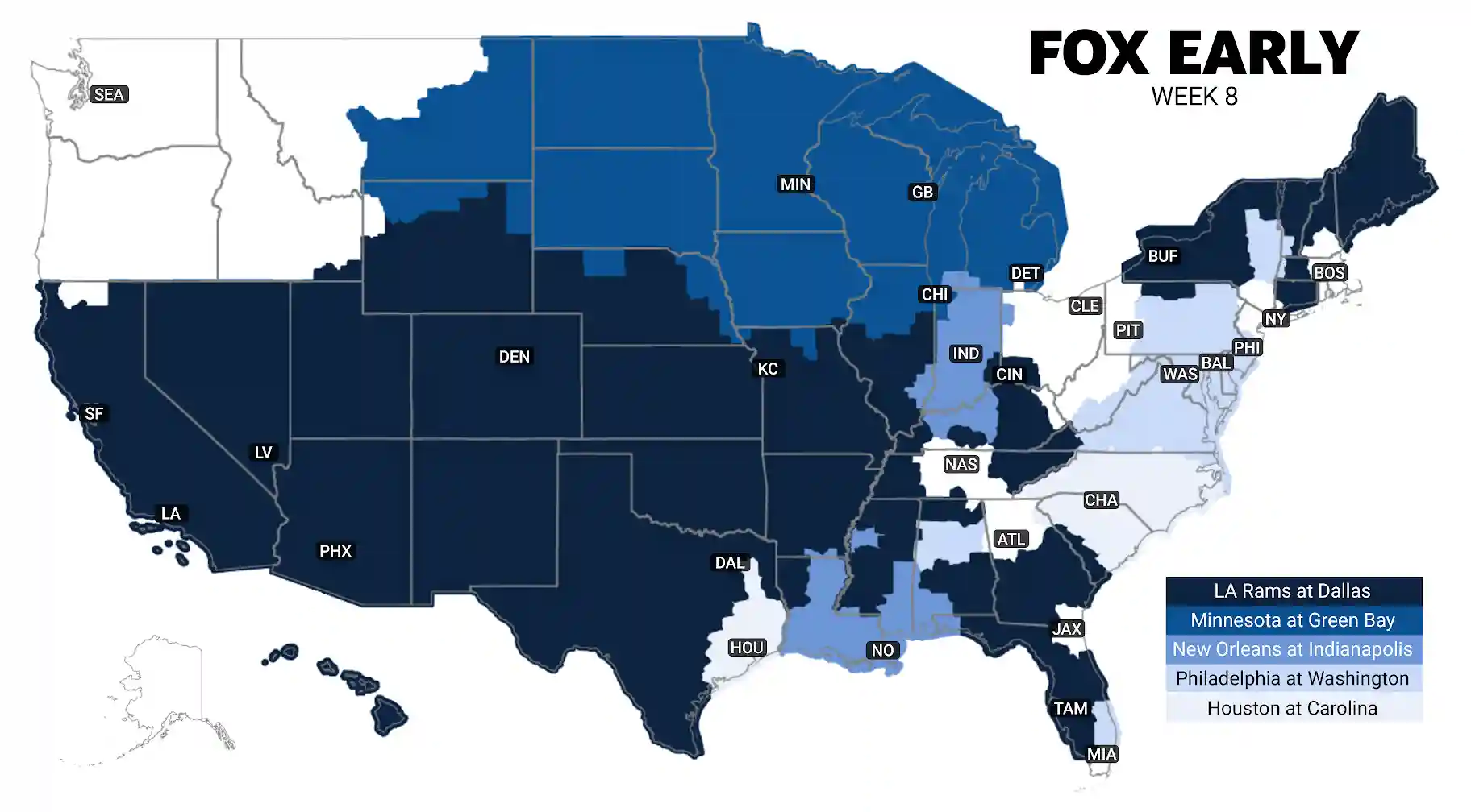 FOX Early Map Week 8