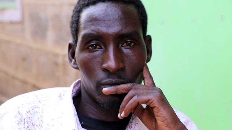 Tiya Moinani, Dennis Tiya's father at their home in Juja, Kiambu County.