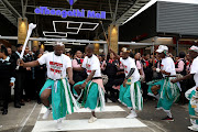 Celebrations at oThongathi Mall's official opening on Thursday.