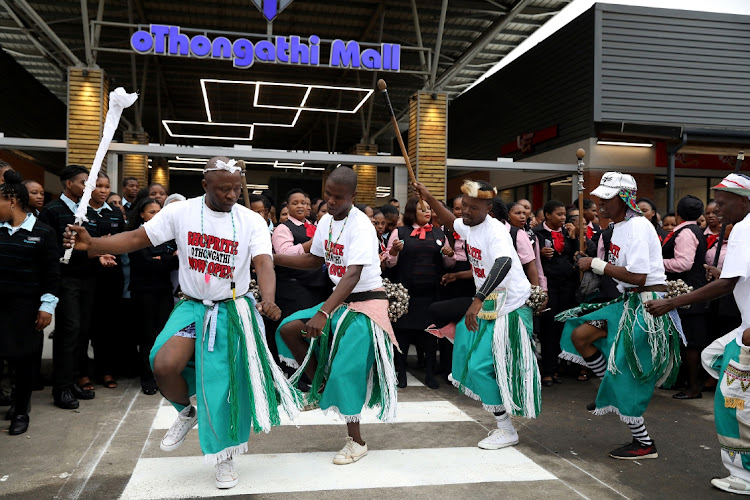 Celebrations at oThongathi Mall's official opening on Thursday.