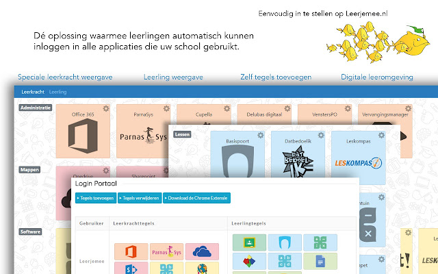 Leerjemee Quicklogin chrome extension