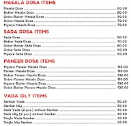 Moorthy menu 1