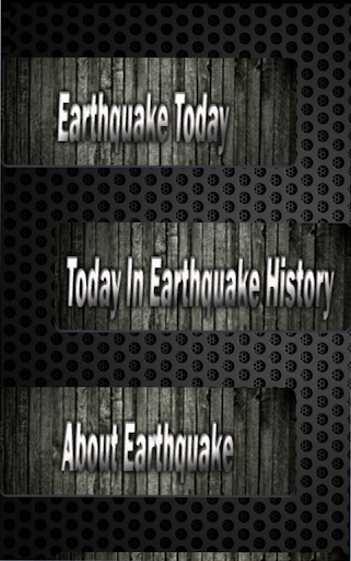 Earthquake Today