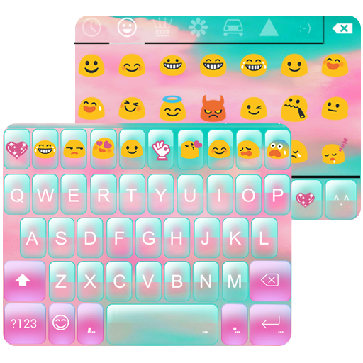 Pink Cloud Emoji Keyboard Skin 工具 App LOGO-APP開箱王