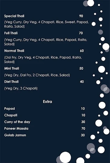 Divyanjali Foods menu 