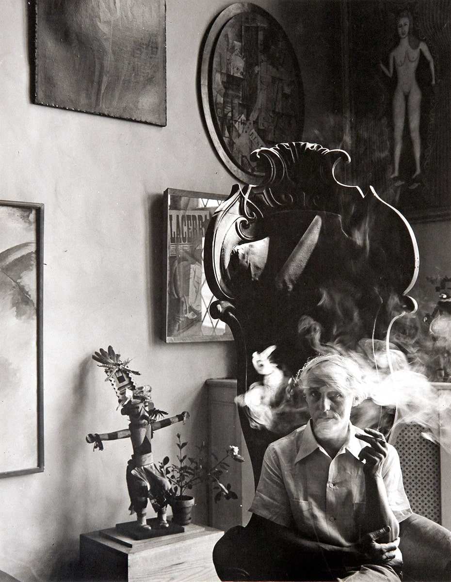 arnold newman max ernst portrait