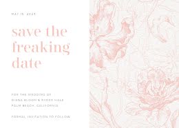 Diana & Ryder's Wedding - Wedding Invitation item