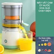 Máy Vắt Cam Thông Minh Dùng Pin Sạc, Ép Nước Hoa Quả Đa Năng