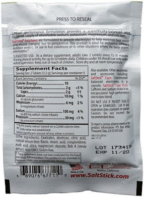 SaltStick Fastchews Chewable Electrolyte tablets POP: Box of 12 Packets alternate image 2