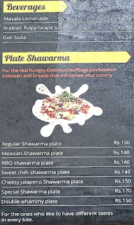 Taste My Shawarma menu 2