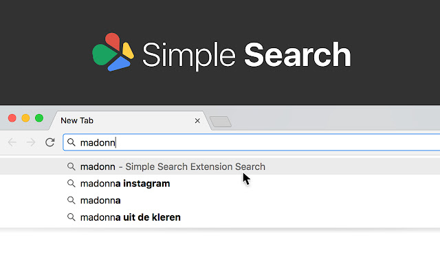 Simple Search Guru chrome extension